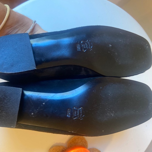 Black suede French loafers - Picture 3 of 4
